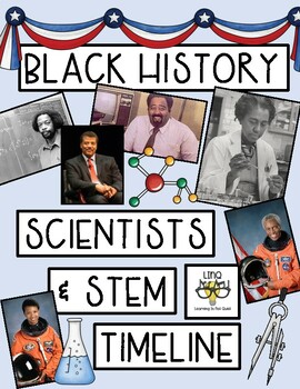 Preview of Black History Month STEM Scientists and Mathematicians: Timeline and Game