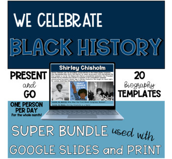 Preview of Black History Month SUPER RESEARCH BUNDLE!