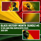 Black History Month SVG, PNG and JPG Bundle #5