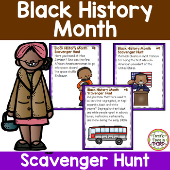Preview of Black History Month Scavenger Hunt