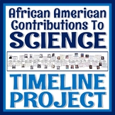 Black History Month African American Scientist Activity Timeline 2 VERSIONS