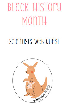 Preview of Black History Month Science WebQuest | Internet Activity | Student Research