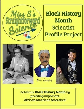 Preview of Black History Month Scientist Profile Project
