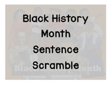 Black History Month Scrambled Sentences