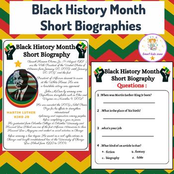 black history month short essay