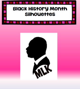 Preview of Black History Month Silhouettes