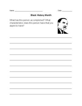 Black History Month- Social Emotional Learning by Alyssa Samwaru