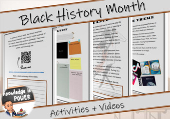 Preview of Black History Month | Spanish + English | For Kids
