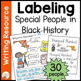 Black History Month Special People K-2 Labeling Vocabulary