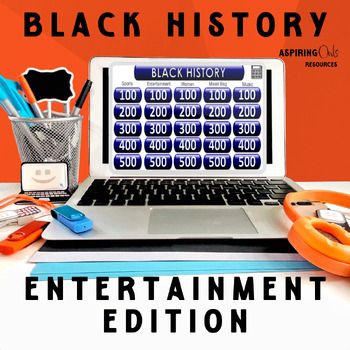 Preview of Black History Month Student Review Game Show Activity