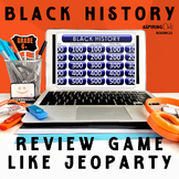 Black History Month Student Review Game Show Activity for 