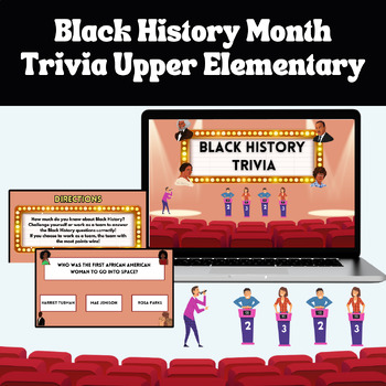 Preview of Black History Month Trivia Activity Upper Elementary