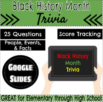 Preview of Black History Month Trivia Game