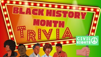 Preview of Black History Month Trivia Icebreaker- Civil Rights Movement Edition