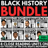 Black History Month Unit Bundle - Black History Close Read