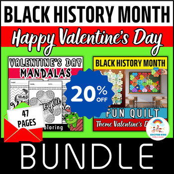 Preview of Black History Month & Valentine's Day BUNDLE - Fun Activities PACK