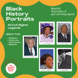 Black History Portraits: 10 Civil Rights Legends