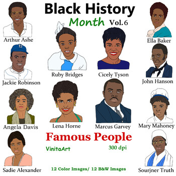 Preview of Black History Month Vol. 6 Famous People