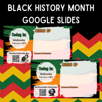 Preview of Black History Month Welcome Slides
