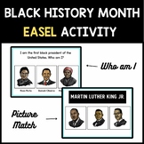 Black History Month Who Am I Easel Interactive Activity 