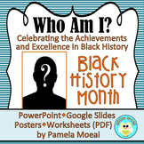 Black History Month "Who Am I?" with PPT & Google Slides Link