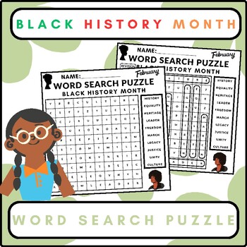 Black History Month Word Search: Worksheet Activities Puzzle by YOUS18 ...