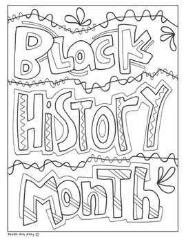 Black History Month Word Search with Coloring Page by Ejjaidali's Deli