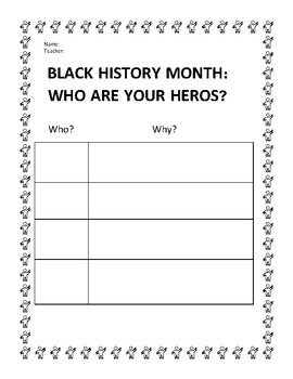 black history month worksheets high school