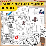 Black History Month Worksheets BUNDLE