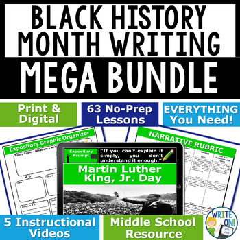 Preview of Black History Month - Text Based Evidence, Text Dependent Analysis - Bundle