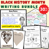 Black History Month Writing Bundle: 4 Square, Writing Prom