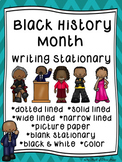 Black History Month Writing Paper--Black History Month Sta