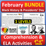 Black History Month and Presidents' Day February Reading C