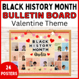 Black History Month and valentine's day Bulletin Board  Po