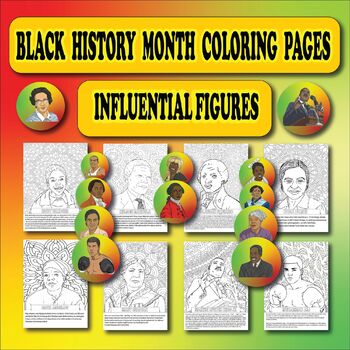 Black History Month coloring pages influential figures by The golden ...