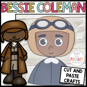 Preview of Black History Month craft | Bessie Coleman craft