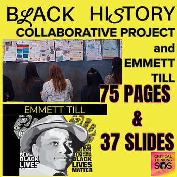 Preview of Black History Month ela, activities during testing week, Poster black history