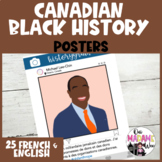 Black History Month in Canada Posters in English and French