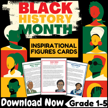 Preview of Black History Month informational posters - Martin Luther King Jr Day