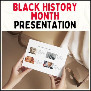 Preview of Black History Month presentation rubric PowerPoint For Black Americans