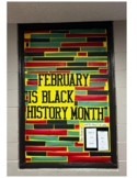 Black History Month simple Bulletin Board idea with divers