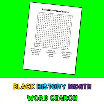 Black History Month worksheets by Smart Ressources | TPT