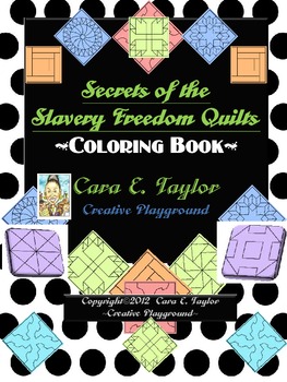 Preview of Black History Month~Slavery Quilt Codes Activity Book