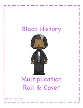 Preview of Black History Multiplication Roll and Cover