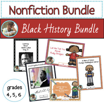 Preview of Black History Nonfiction Reading Comprehension Bundle