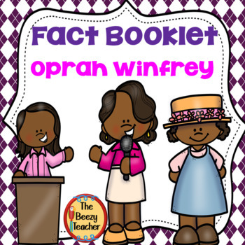 Preview of Black History Oprah Winfrey Fact Booklet | Nonfiction | Comprehension | Craft