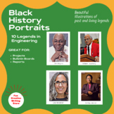 Black History Portraits: Engineers (Bulletin Boards, Projects)