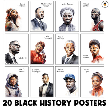 Preview of Black History Poster | Black History Bulletin Board | Black History Decor