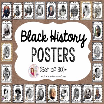 Preview of Black History Posters