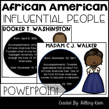 Preview of African American Influential People